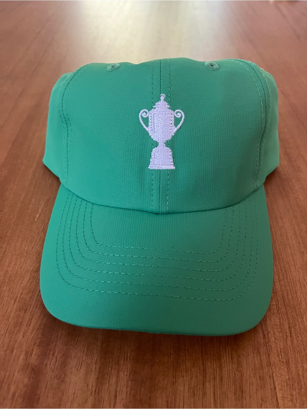 Green PGA Championship Wanamaker Trophy Embroidered Hat